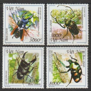 2015 Vietnam Stamps Beetles Collection Scott # 3535-3538 MNH - Picture 1 of 1