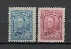 s23570) COLOMBIA 1917 MXLH* 5c two different colours Y&T 214