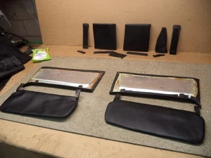 Ferrari Testarossa 1986 Year Pair Of Black Sunvisors And Upper Trims - Picture 1 of 9