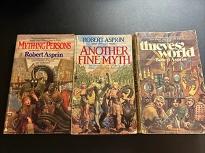 Robert Asprin Paperback Lot Of 3 Myth-ing Persons Fine Myth Thieves World - Picture 1 of 2