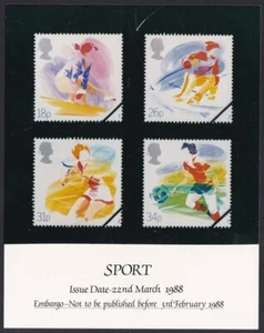 Photo Essay, GB Sc1209-12 Sports, Ski, Gymnastics, Tennis, Soccer - Picture 1 of 1