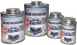 Blue Monster 76036 Weatherproof 1-Step Blue PVC Cement, 32 oz. - Picture 1 of 1