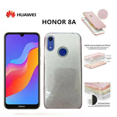 Cover Custodia Brillantini Brillante Lucciante per HUAWEI HONOR 8A - Immagine 1 di 3