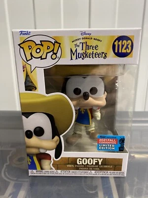 Disney Tres Mosqueteros Funko Pop! Vinilo Goofy 2021 Con Edición Limitada #1123 Foto 1 de 4