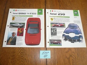 Dos coches calientes de Italia FOLLETOS IMP ÚNICOS - IMP 28 - Ferrari 250 Dino F355 - Imagen 1 de 1