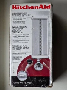 KitchenAid Pasta Roller & Fettuccine Cutter Set KFEFTRA - For Stand Mixers Italy - Picture 1 of 15
