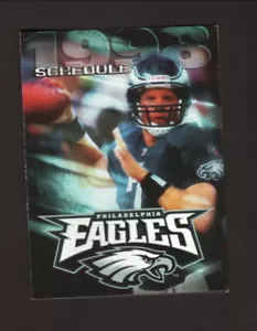 Philadelphia Eagles--Bobby Hoying--Programma tascabile 1998--Modello - Foto 1 di 2