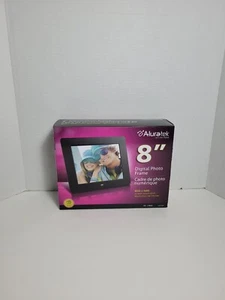 Aluratek 8" Digital Photo Frame 4GB 800x600 Screen New Sealed - Picture 1 of 13