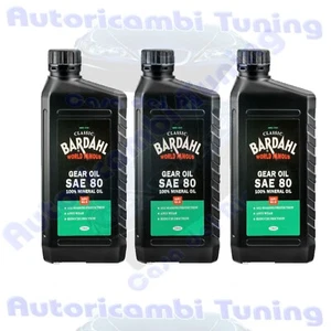 3 Litri Olio Cambio Bardahl CLASSIC Gear Oil SAE 80 GL2 Minerale Cambi Riduttori - Foto 1 di 4