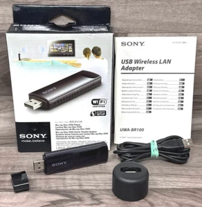 Sony UWA-BR100 USB Wireless LAN Adapter Wi-Fi Dongle Boxed - Photo 1/10