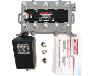 9 Port Bi-Directional Cable TV Splitter Signal Booster/Amplifier VRA900B 15V - Picture 1 of 1