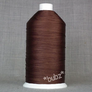 SUPER STRONG BONDED NYLON SEWING THREAD 12 TKT 2,000m BROWN LEATHER REPAIR 12S - Picture 1 of 1