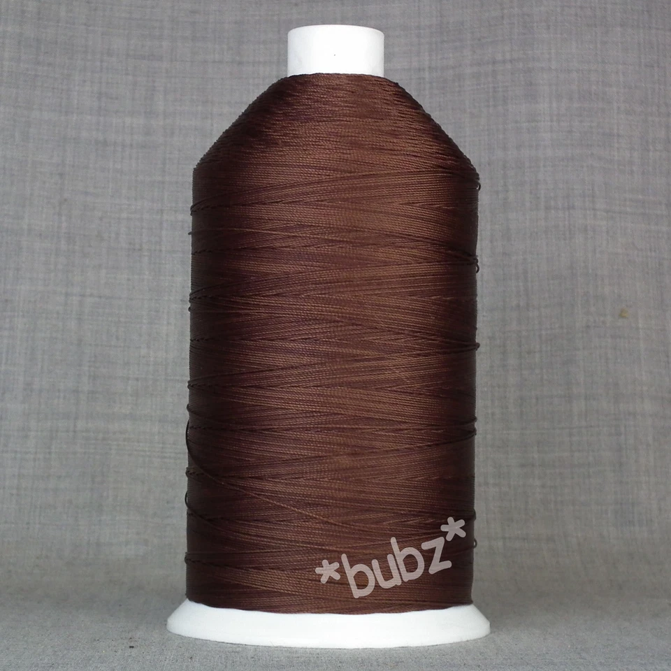 SUPER STRONG BONDED NYLON SEWING THREAD 12 TKT 2,000m BROWN LEATHER REPAIR 12S - Image 1 of 1