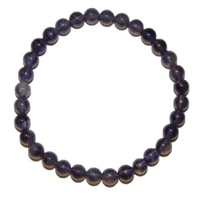 Iolith Armband 6 mm Ø Kugel A* extra Qualität ugs. Wasser Saphir - Bild 1 von 2