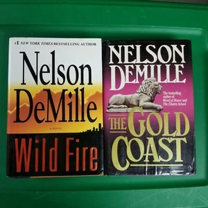 NELSON DEMILLE - Lot of 2 Hardcover Books, GULF COAST & WILD FIRE - Bild 1 von 2