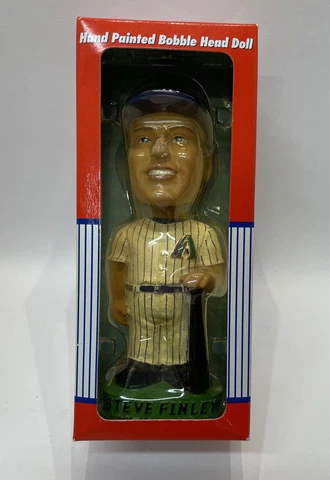 New! 2001 Arizona Diamondbacks Steve Finley Bobble Head Original Box Cover