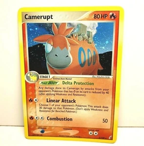 Camerupt 3/100 Holo EX Crystal Guardians Pokemon Card - Picture 1 of 4