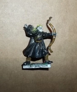 GW Lord Of The Rings Miniatures Game Lorien Elf Bowman METAL OOP - Picture 1 of 1
