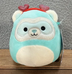 Squishmallows Plüschtier Anneli das türkisfarbene Frettchen 5 Zoll Mini Stofftier Kellytoy - Bild 1 von 13