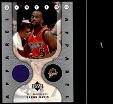 2006 UPPER DECK OVATION BARON DAVIS OA-BD MINT APPAREL GOLDEN STATE WARRIORS