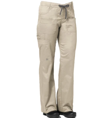 Maevn Khaki Cargo Scrub Pants 9202 Blossom Multi Pocket Sizes XS to XXL - Image 1 of 2