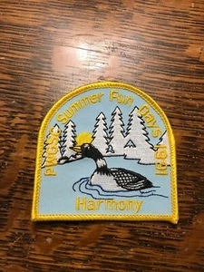 Scout 1991 Summer Fun Days Patch Loon Lake Harmony PWG5C (914-915) - Foto 1 di 3