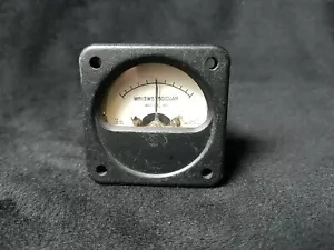Vintage Aircraft Aviation Gauge Used As Is Microammeter 13W1001-30-1513 Wacline - Bild 1 von 5