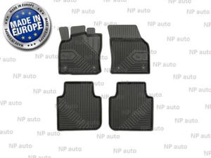 NEW SET LHD BLACK RUBBER FLOOR MATS LINERS ALL WEATHER FOR SEAT TARRACO 2016- - Picture 1 of 6
