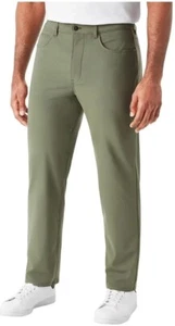 Member's Mark Mens Pants 40×30 Benton Performance Pants Olive Green Slim Fit - Picture 1 of 6