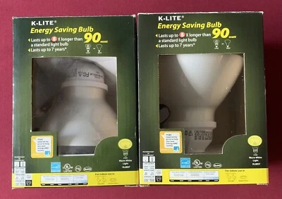 K-Lite Energy Saving Bulb 23 Watt=90 Watt 2700K Warm White Light - Image 1 of 4