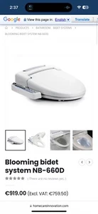 Blooming Bidet Model NB-660E New In Box - Picture 1 of 14