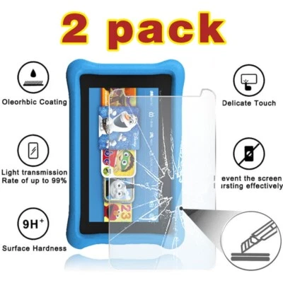 2 X Tempered Glass Screen Protector For Amazon Fire 8 Kids/8 Kids Pro 12th 2022 - Image 1 of 4