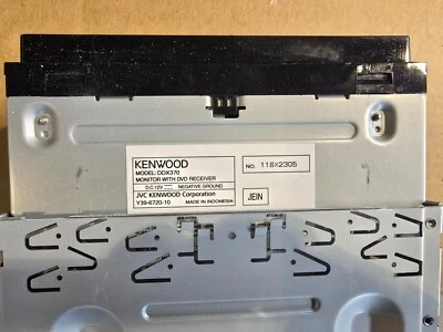 Kenwood Excelon DDX370 Bluetooth DVD Player iPhone Android FOR PARTS D43 - Image 1 of 3