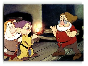 1993 Disney Snow White and the Seven Dwarfs Trading Card #30 It's up there - Picture 1 of 4