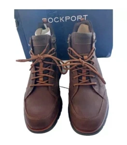 New Rockport Mens Total Motion Sport WP Boots 11 W NIB Dark Brown - Picture 1 of 5