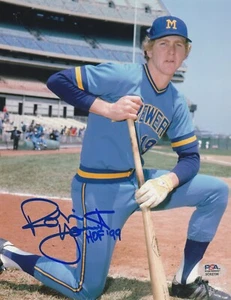 ROBIN YOUNT MILWAUKEE BREWERS HOF 99  PSA AUTHENTICATED SIGNED 8x10 - Picture 1 of 1