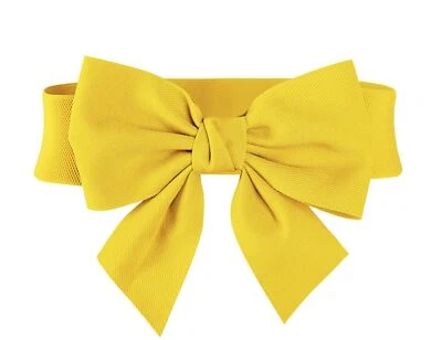 MUXXN Women's Bowknot Wide Elastic Stretchy Cinch Belt Top - Image 1 of 4