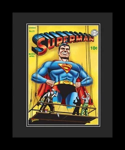 Superman Billboard- A Fine Art WB L.E. Framed Giclee - Picture 1 of 1