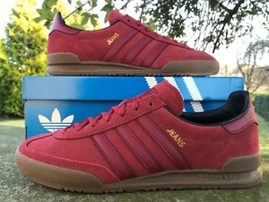 Adidas Originals Mens Jeans Fashion Trainers Red Size UK 10.5 EU 45.3 US 11 BNIB