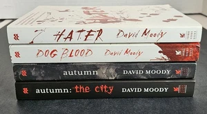 4 book lot by David Moody Hater  Dog Blood,  Autumn  Autumn The City - Picture 1 of 13