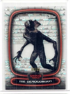 2025 Topps High-Tek Stranger Things #25 DEMOGORGON Hawkins Lab /99 Acetate RARE - Picture 1 of 2