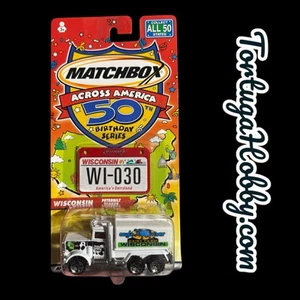 MATCHBOX ACROSS AMERICA 50TH BIRTHDAY SERIES WISCONSIN PETERBILT TANKER NOS - Picture 1 of 2
