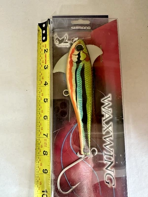 SHIMANO Waxwing 168 — WW168EM — 6,6 дюйма — 4,4 унции — тонущая — кровоточащая корюшка — джиг - Изображение 1 из 4