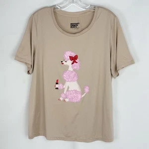 Bouffants & Broken Hearts Cozy Pyjama Shirt Medium Beige - Bild 1 von 12