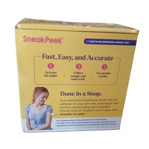 Kit de prueba de género SneakPeek 6 semanas vía rápida en casa nuevo en caja sellado exp. 07/01/2026 - Imagen 1 de 6