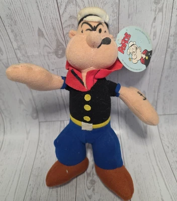 "Muñeco de peluche de colección Play by Play Popeye The Sailor Man 1994 9""" Foto 1 de 4