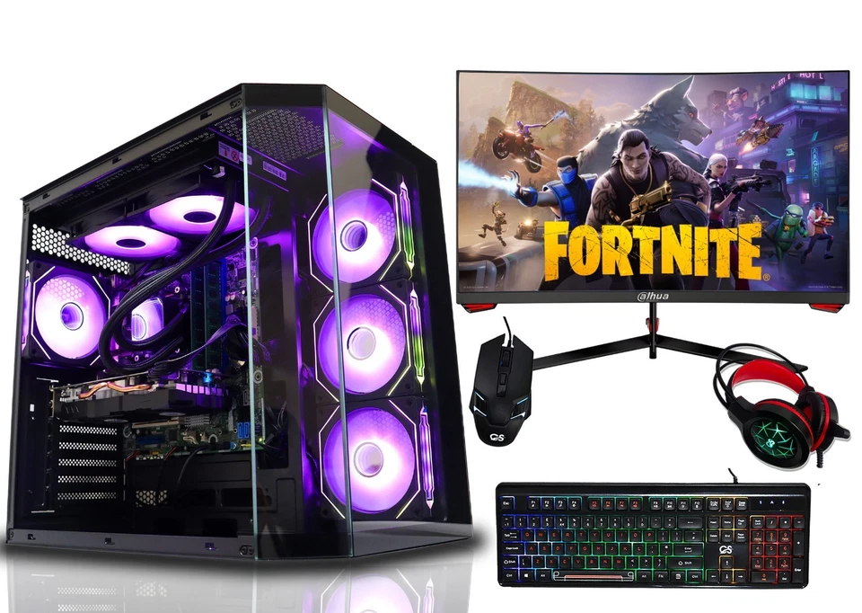 RTX 5090 Fast Gaming PC Bundle Intel Core i7-12700KF 64GB RAM 2TB M.2 Windows 11 - Image 1 of 1