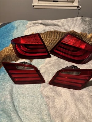 Juego de pares de luces traseras BMW 5 Series F10 OEM 4x 528i 535i 550i sedán Foto 1 de 4