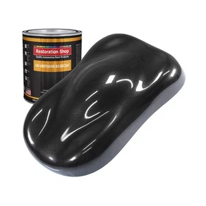 Black Sparkle Metallic Urethane Basecoat Auto Paint Quart Paint Color Only P - Picture 1 of 6