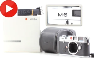 ⏯️ BIG M [NEAR MINT /Case] Leica M6 Silver 0.72 Non TTL Rangefinder Camera JAPAN - Picture 1 of 21